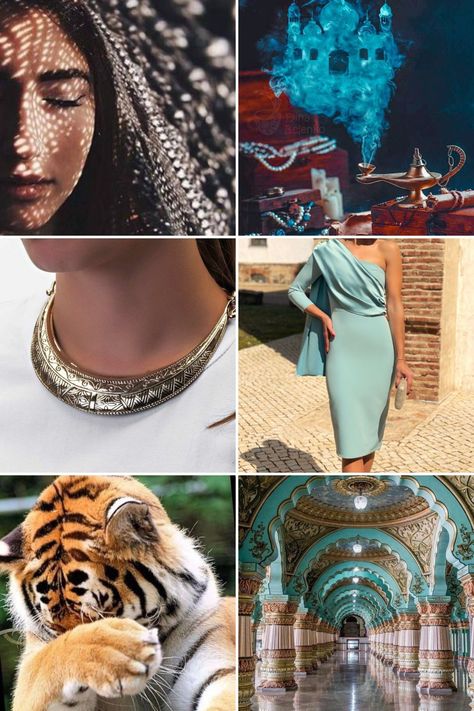 Princess Jasmine Modern Outfit, Disney Moodboard, Jasmine Aesthetic, Disney Princess Aesthetic, Roll Play, Inspiration Moodboard, Disney Collage, Princess Jasmine, Princess Aesthetic