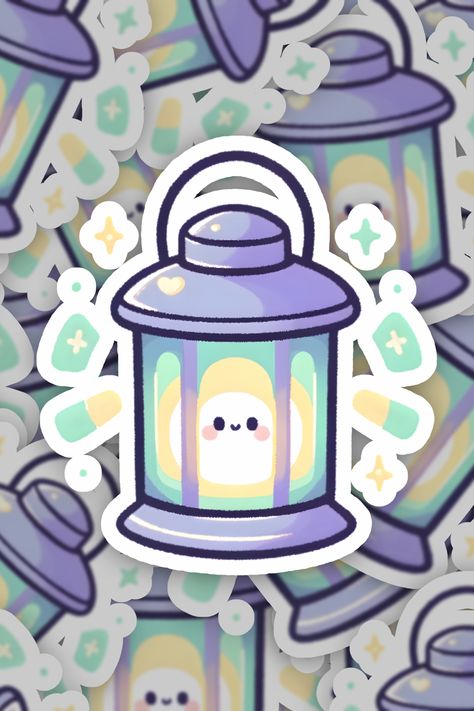 Illuminate your space with a gentle glow and a dash of cuteness with our 'Enchanting Lantern with Cute Ghost' sticker. This adorable sticker captures the heartwarming charm of a shy little ghost peeking out from a pastel lantern. Perfect for adding a light-hearted spirit to your favorite items, it's a delightful blend of spooky and sweet, sure to enchant anyone who sees it. Easy Doodle, Little Ghost, Easy Doodle Art, Simple Doodles, Cute Ghost, Journal Ideas, Doodle Art, Paper Dolls, Drawing Ideas