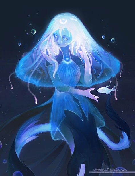 Videogame Fanart, Sea Water, Jellyfish, Original Image, My Art, Tumblr, Water, Hair, Anime