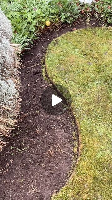 Alexander hayden on Instagram: "Transforming this neglected garden edge oh so satisfying #satisfying #transformation #amazing #handtools #satisfyingvideos #howto #edge #edging" Backdoor Garden Ideas, Borders For Landscaping, Diy Concrete Landscape Edging, Garden Edging On A Slope, Garden Border Edging Ideas, Cinder Block Edging, Diy Edging Landscape Cheap, Landscaping Edging Ideas, Garden Borders Edging