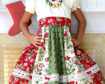 Girls Christmas Dress Sparkle size 2-8 Childrens by Cordealinge Girls Christmas Dress, Everything Christmas, Handmade Kids Clothes, Holiday Clothing, Heirloom Dresses, Christmas Dresses, Girls Christmas Outfits, Girl Dress Patterns, School Play