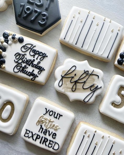 55th Birthday Cookies, 70th Birthday Cookies Decorated Men, 50 Birthday Cookies For Men, 50th Birthday Cookie Ideas, 50th Bday Cookies, 50th Cookies Birthday For Women, 50th Birthday Decorated Cookies, 50th Birthday Cookies Decorated, 40th Birthday Cookies Decorated