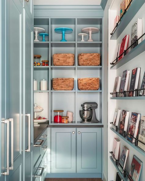 33 • Instagram Blue Pantry, Blue Farmhouse, Mudroom Laundry, Farmhouse Pantry, Kitchen Mood Board, Butlers Pantry, Laundry Mud Room, Butler's Pantry, Interior Designing