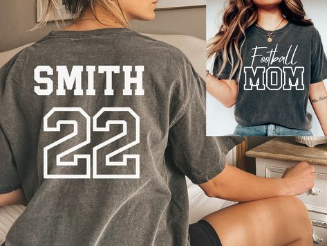 Custom Baseball Shirt, Custom Football Shirts, Basketball Mom Shirts, Volleyball Mom Shirts, Number Shirt, Girlfriend Shirts, Oversized T Shirt Dress, Football Mom Shirts, Baseball Mom Shirts