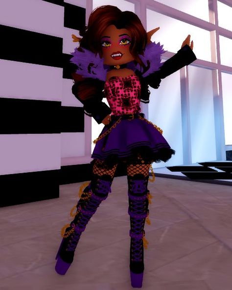 Clawdia Wolf, Mario Coloring Pages, Clawdeen Wolf, Royal Clothing, Aesthetic Roblox Royale High Outfits, Roblox 3, Sims 4 Characters, Monster High Characters, Shadow Pictures