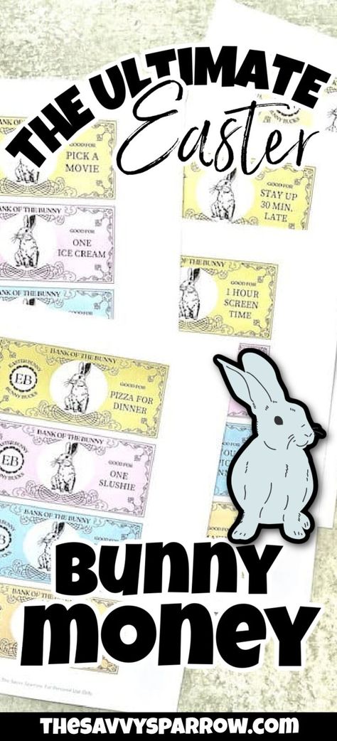 Looking for some fun non candy Easter egg fillers? Grab these extremely fun Easter money coupons that kids are going to obsess over! They can redeem them for special treats, toys, books and so much more. Grab the printable Easter Bunny Money and make this Easter unforgettable for your kids! PS - My kids LOVE these Bunny Bucks and they look forward to them every year! Easter Bunny Bucks Free, Bunny Money Printable Free, Easter Coupons For Teens, Bunny Bucks Printable Free, Easter Coupons Free Printable, Easter Egg Coupons Free Printable, Non Candy Easter Egg Fillers, Easter Egg Coupons, Easter Coupons