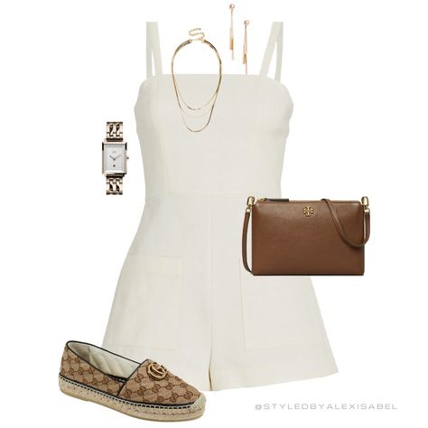 Brunch Outfit Polyvore, Gucci Summer Outfit, Summer Polyvore Outfits, Chic Outfits Polyvore, Summer Outfit Polyvore, Polyvore Outfits Classy, Polyvore Outfits Casual, Polyvore Outfits Summer, Playsuit Outfit