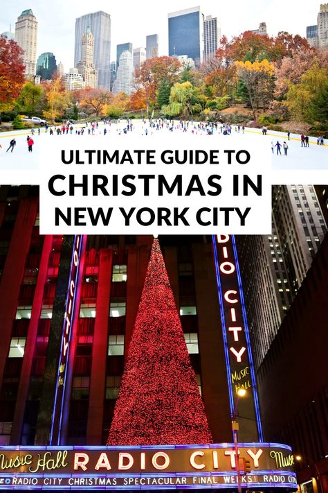 Christmas In New York City, Christmas Nyc, Winter In New York, New York City Christmas, Christmas In New York, Christmas Destinations, New York Winter, Nyc Christmas, York Travel