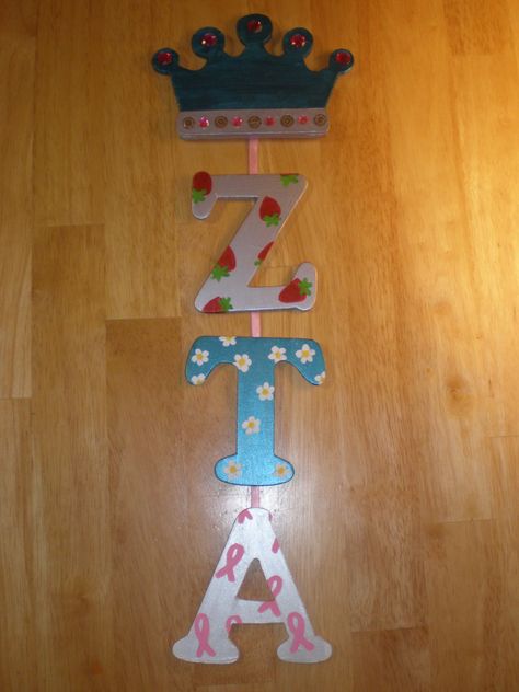 Zeta Tau Alpha letters and crown Zeta Tau Alpha Letters, Christmas Neon Sign, National Lampoon's Christmas Vacation, Griswold Family, Live A Happy Life, Griswold Family Christmas, Sorority Letters, Sorority Big Little, National Lampoons Christmas