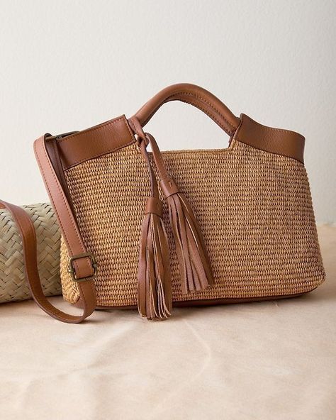 Summer Bags 2024, Natural Handbags, Classic Coastal, Bag Pattern Free, Diy Bags Patterns, Woven Tote Bag, Boho Bags, Brown Handbag, Garnet Hill