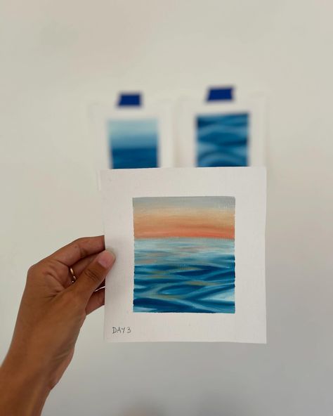 Swipe right for some lil ocean painting Swipe Right, Ocean Painting