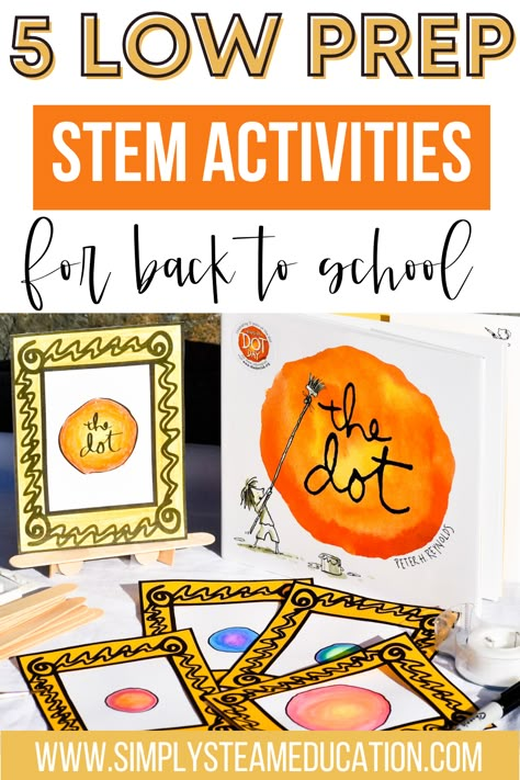 Upper Elementary Steam Activities, Kindergarten Steam Activity, Story Book Stem Challenges, Back To School Steam Activity, Steam Activities Elementary Low Prep, September Steam Activities, Low Prep Steam Activities, 2nd Grade After School Activities, After Homework Activities Elementary