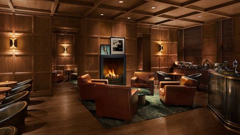 Fitzrovia London, Resturant Design, Edition Hotel, Private Lounge, Room London, Wood Walls, Winter Evening, Warm Colours, Lobby Interior