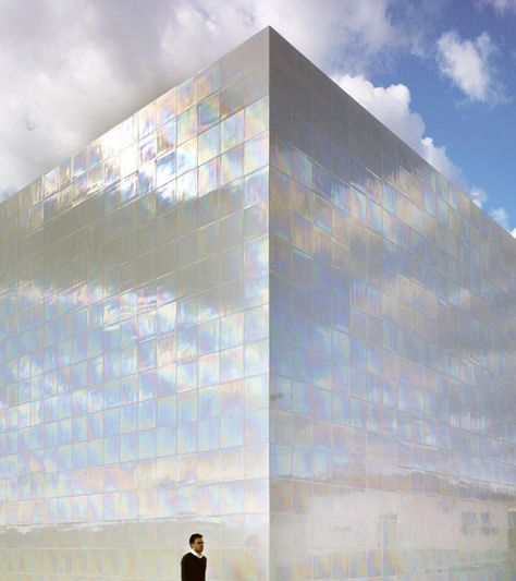 MUCA - music and cultural center in Spain. Architecture Cool, Spanish Architecture, Cultural Architecture, Music Centers, Music Hall, Facade Architecture, Facade Design, Facades, Contemporary Architecture