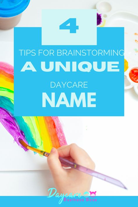 While in the process of opening your daycare, coming up with its name could be the toughest part of the experience. You want the name to be fun, engaging, and start trust building with parents from the get-go just by the sound of it. Daycare Names Ideas, Start A Daycare, Daycare Names, Pumpkin Patch Kids, Trust Building, Daycare Business, Daycare Facility, Starting A Daycare, Short Names