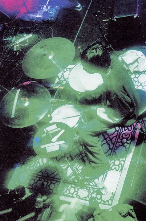 Shoegaze Wallpaper, Julie Band, Wallpaper Green, Drums, Band, Music, Green