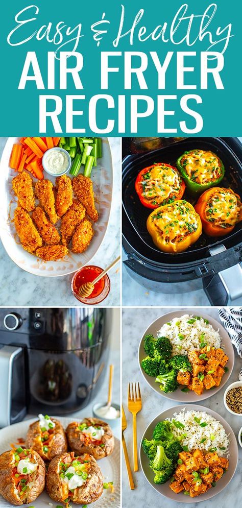 Easy And Healthy Air Fryer Recipes, Air Fryer Family Recipes, Lazy Air Fryer Recipes, Airfryer Freezer Meals, Air Fryer Meals For Diabetics, Ninja Double Air Fryer Recipes, Healthy Dinner Recipes For Family Air Fryer, Ninja Airfryer Recipe, Low Fodmap Air Fryer Recipes