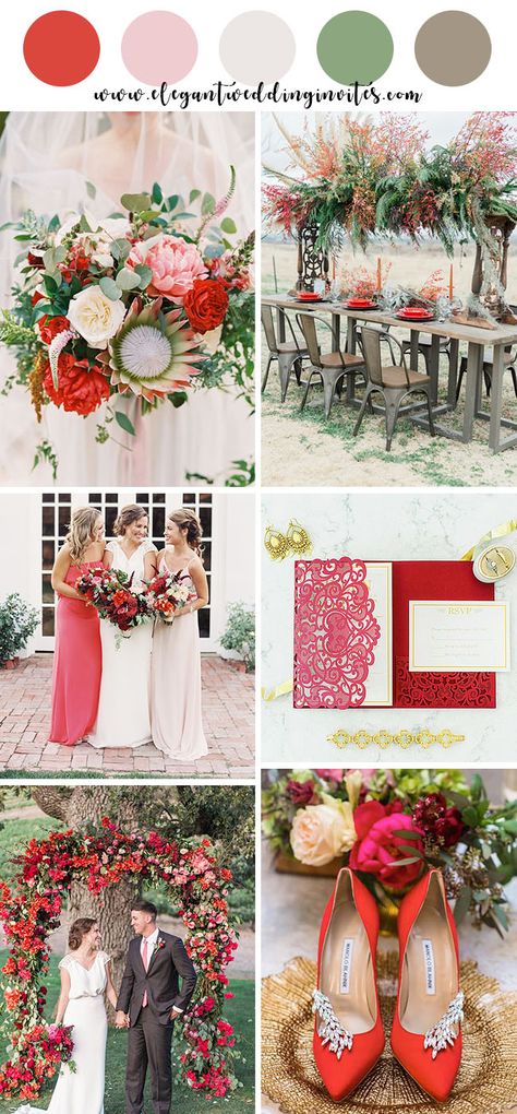 Summer Wedding Color Palette, Wedding Color Palette Ideas, Wedding Color Schemes Summer, Wedding Color Schemes Spring, Rustic Color Palettes, Winter Wedding Color Palette, Wedding Color Palette Summer, Spring Wedding Color Palette, Bright Wedding Colors