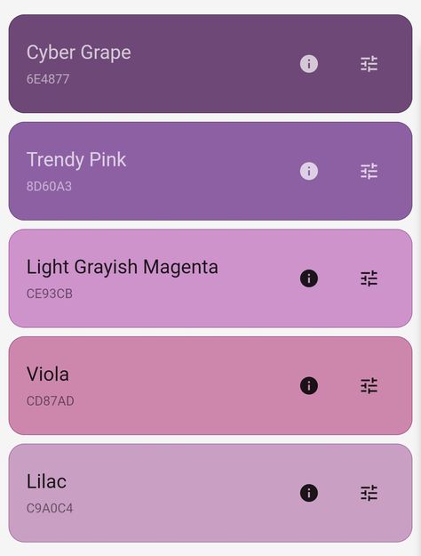 Purple Colour Palette Hex Codes, Purple Hex Codes, Purple Hex, Flat Color Palette, Hex Color, Color Design Inspiration, Cool Color Palette, Color Plan, Hex Color Palette