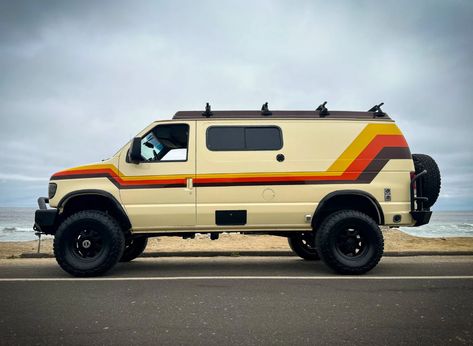 For Sale: A 6.8 Liter V10-Powered Ford E-350 4×4 Sportsmobile Camper 4x4 Van For Sale, Sportsmobile 4x4, Ford Van Conversion, Conversion Vans For Sale, Tacoma Truck, Dodge Van, Build A Camper Van, 4x4 Van, Ford 4x4