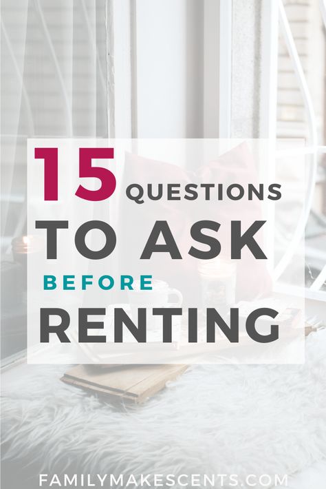 Tips For Renting Out Your House, How To Rent A House, House Renting Tips, Rental Questions To Ask, What To Ask When Renting An Apartment, Questions To Ask When Apartment Hunting, First Apartment Questions To Ask, Questions To Ask When Renting Apartments, How To Get Approved For An Apartment