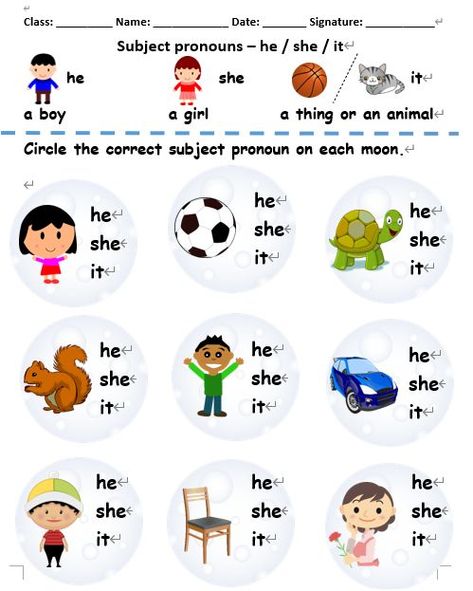 Subject Pronoun Worksheet, Subject Pronouns Worksheet Grade 1, Subject Pronouns Worksheet For Kids, Subject Pronouns Worksheet, Personal Pronouns Worksheets, Pronouns Worksheet, Pronoun Activities, Subject Pronouns, Teach English To Kids