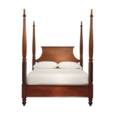 Putnam Poster Bed - Ethan Allen US1759.00 Bed Frames King, Luxury Bed Frames, Handcrafted Dining Table, Queen Size Beds, Handcrafted Bed, 4 Poster Beds, Quarter Sawn White Oak, Hardwood Furniture, King Bed Frame