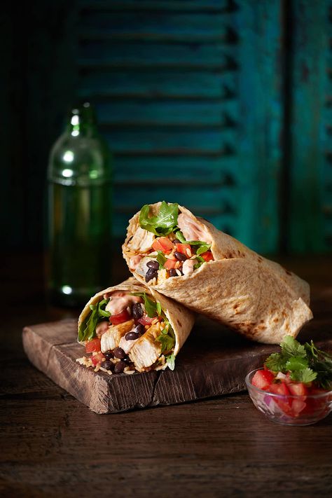 Gourmet Burrito by Lola Faura Amazing Food Photography, Best Food Photography, Dark Food Photography, Doner Kebab, Food Art Photography, Food Photoshoot, Restaurant Photography, Modern Food, Food Photography Inspiration