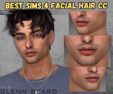 19 Amazing Sims 4 Facial Hair CC (Beards, Mustaches, Stubble, & Goatees) Sims 4 Cc Male Stubble, Stubble Sims 4 Cc, Ts4 Facial Hair Cc, Male Sims 4 Cc Facial Hair, Sims 4 Male Mustache, Sims 4 Male Genetics, Sims 4 Cc Stubble, Sims 4 Cc Man Beard, Sims Facial Hair Cc