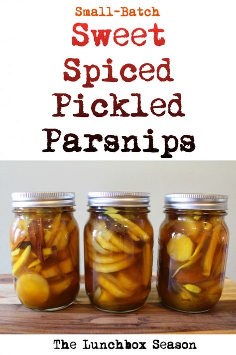 Pickled Parsnips, Parsnip Recipes, The Lunchbox, Csa Recipes, Relish Recipes, Pickled Ginger, Mason Jar Meals, Dairy Free Eggs, Emergency Preparation