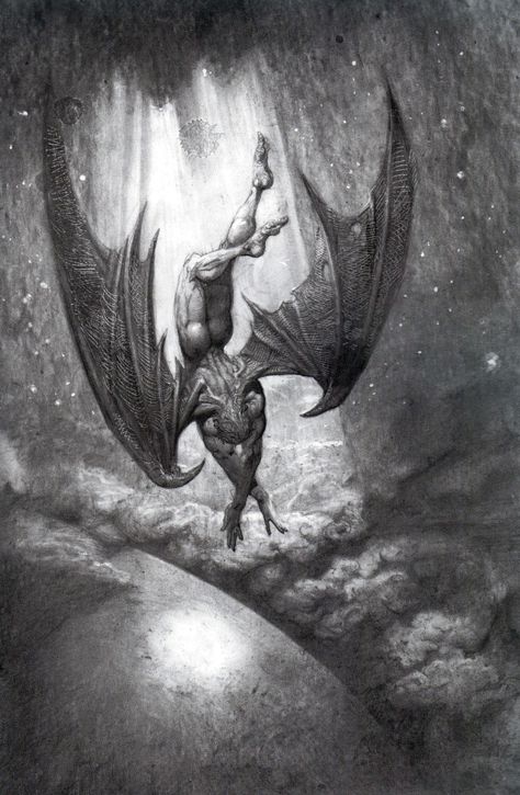 Paradise Lost - Simon Bisley Milton Paradise Lost, Simon Bisley, The Fallen Angel, Paradise Lost, Gustave Dore, Occult Art, Biblical Art, Angel And Devil, Lost Art