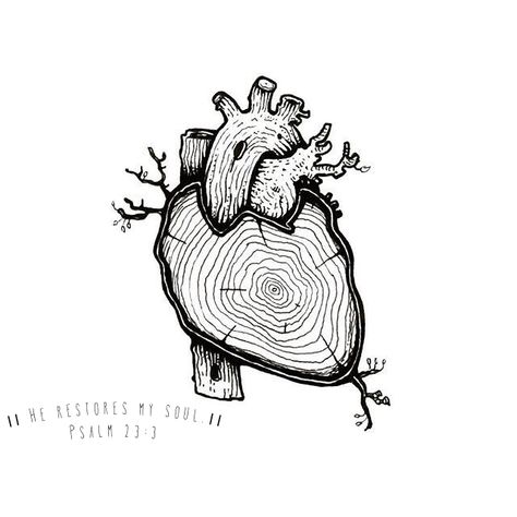 :: Kunst Tattoos, Handpoke Tattoo, Geniale Tattoos, Object Drawing, 1 Tattoo, Human Heart, Nature Tattoos, Anatomy Art, Drawing Tutorials