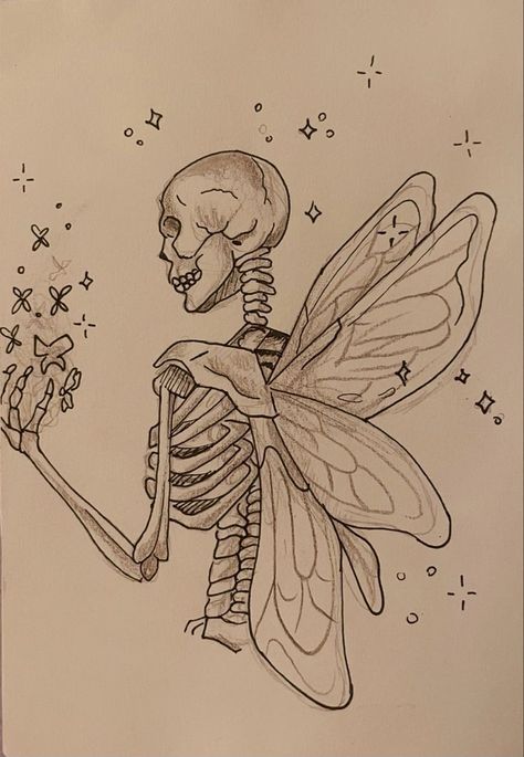 Simple Skeleton Drawing, Skeleton Art Drawing, Skeleton Drawings, Arte Grunge, Creative Drawing Prompts, Skeleton Art, Small Drawings, Hand Art Drawing, Mini Canvas Art