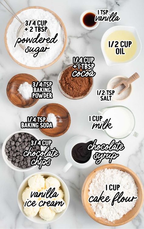 Easy Lava Cake Recipe raw ingredients that are labeled Easy Lava Cake Recipe, Best Chocolate Lava Cake Recipe, Cake Decorating Ideas Chocolate, Chocolate Cake Mix Desserts, Lava Cake Recipe Easy, Choco Lava Cake Recipe, Chocolate Molten Lava Cake, Molten Lava Cakes Recipe, Chocolate Cake Mix Recipes