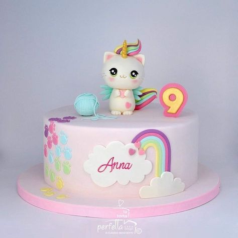 Caticorn Birthday Party Cake, Kitty Corn Birthday Cake, Rainbow Cat Birthday Cake, Rainbow Kitty Birthday Party, Rainbow Kitty Cake, Kitty Corn Cake, Kittycorn Birthday Cake, Caticorn Birthday Cake, Kittycorn Birthday Party