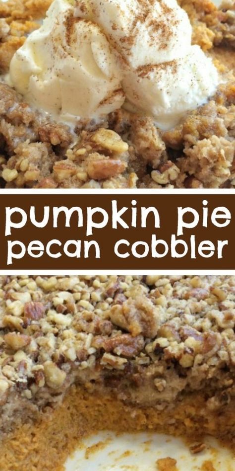 33 Unbelievable Pecan Dessert Recipes - Captain Decor Pumpkin Pecan Pie Dump Cake, Keto Pumpkin Pecan Cobbler, Autumn Dessert Recipes Easy, Easy Pumpkin Pecan Pie, Pecan Pumpkin Pie Recipe, Pecan Pumpkin Dump Cake, Layered Pecan Pumpkin Pie, Pumpkin Pie Dessert Recipes, Pumpkin Pie Casserole