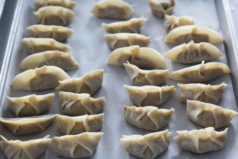 Dumpling Party, Pork Potstickers, How To Make Dumplings, Dumpling Wrappers, Chinese Dumplings, Weekend Cooking, Easy Pork, Dumpling Recipe, Food Heaven