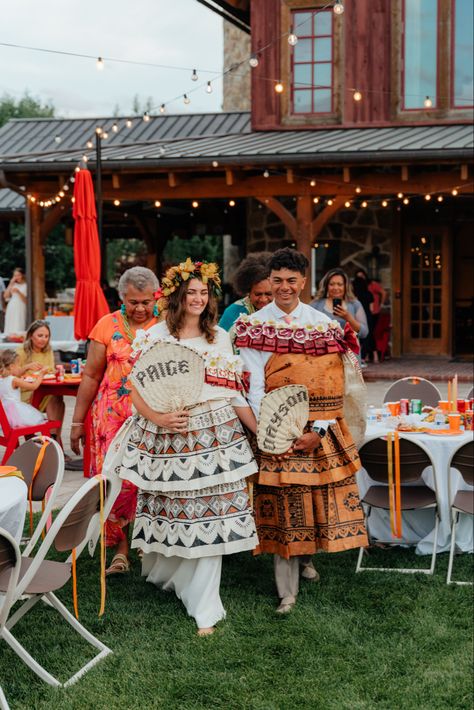 Fijian Culture • Fiji • Interacial Couple • Outdoor Wedding • Utah Wedding Fijian Culture, Tongan Wedding, Fijian Wedding, Island Wedding Dresses, Travel Fiji, Fiji Culture, Fly To Fiji, Polynesian People, Fiji Beach