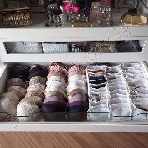 Organization Dresser Drawers, Organization Dresser, Dresser Drawer Organization, Room Organization Bedroom, Dream Closet Design, Dresser Organization, Closet Decor, Bedroom Closet Design, Home Organisation