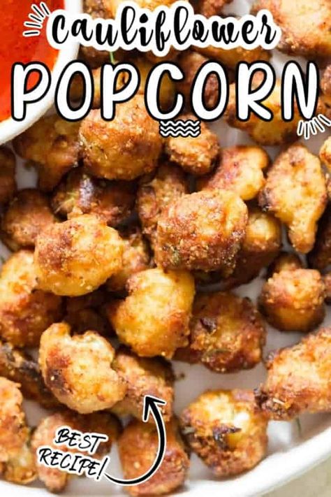 Cauliflower Popcorn Recipe, Training Meals, Kid Dinners, Cauliflower Popcorn, Family Dinner Menu, Veggie Side Dish Recipes, Cauliflower Dishes, Veggie Delight, Cheesy Recipes