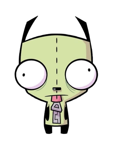 Gir From Invader Zim, Invader Zim Characters, Felt Ideas, Invader Zim, Dog Pin, A Cartoon, Cartoon Character, Nickelodeon, Doodle Art