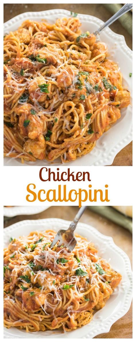 Chicken Scallopini, Resep Pasta, Tomato Gravy, Gravy Sauce, Pasta Dinners, Pasta Dinner Recipes, Goulash, Chicken Dishes Recipes, Spaghetti Squash