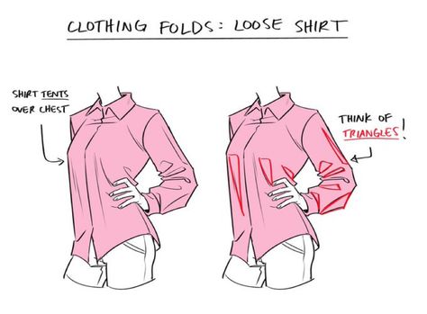 Draw Folds, Draw Clothing, Clothing Folds, Drawing Wrinkles, Shirt Folding, Shirt Drawing, Small Drawings, Figure Drawing Reference, Anatomy Reference