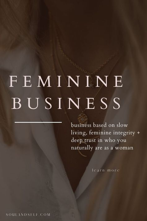 feminine business | sensitive solopreneurs | emapths in business | HSPs in business | marketing without social media | femininity | slow living lifestyle Slow Living Lifestyle, Feminine Business, Business Major, Business Branding Inspiration, Business Marketing Plan, Spiritual Business, Business Inspiration, Feminine Design, Small Business Tips