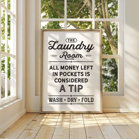 Laundry Room Wall, Laundry Humor, Laundry Room Sign, Laundry Room Wall Decor, Laundry Room Signs, Laundry Signs, Office Printers, Room Wall Decor, Funny Signs