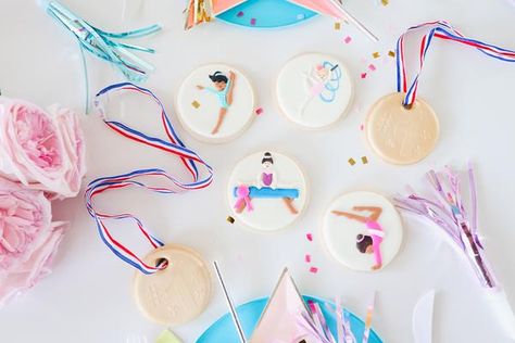 Gymnastic Birthday Party Favors, Gymnastics Party Theme, Gymnastic Themed Birthday Party, Gymnastic Birthday Party Ideas, Gymnastics Party Games, Gymnastics Party Ideas, Gymnastics Birthday Party Ideas, Gymnastic Birthday Party, Gymnastics Birthday Party Decorations