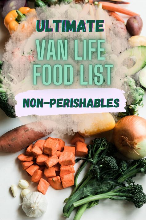 Van life without a fridge doesn't mean your meals have to be bland! Learn which foods are the best items to have on-hand that don't require refrigeration but can also make for a great meal. #vanlifeideas #cooking #vanlife #vanlifetips #mealprep #mealprepideas #outdoortips #outdoorcooking #healthyeating Car Living Meals, Vanlife Food Ideas, Meals That Dont Require Cooking, Car Living Food, Healthy Van Life Meals, Easy Vanlife Meals, Camper Van Food Ideas, Easy Camper Van Meals, No Refrigerator Meals