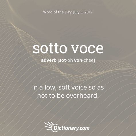 Italian Words And Meanings, Words And Meanings, Soft Voice, Dictionary Words, Unique Words Definitions, Uncommon Words, Italian Words, Weird Words, Word Definitions