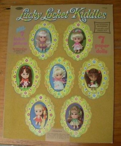 1969 LUCKY LOCKET KIDDLES Paper Dolls Nice Uncut (06/04/2011) Vintage Toys 1960s, Childhood Memories 70s, Oldies But Goodies, Vintage Memory, Vintage Paper Dolls, Old Dolls, Childhood Toys, Retro Toys, Sweet Memories