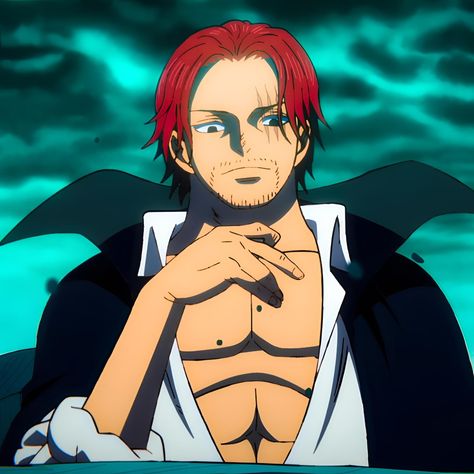 Red Hair Shanks, One Piece Photos, Cool Pictures For Wallpaper, Dreamy Artwork, One Peice Anime, Anime Cover Photo, Black And White Painting, One Piece Drawing, Black Anime Characters